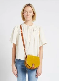 LE MAMOUR - Sac Bandoulière En Cuir Bi-matière | Multicolore 7 LE MAMOUR - Sac Bandoulière En Cuir Bi-matière | Multicolore -Vêtements-Soeur 4170357