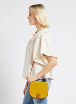 LE MAMOUR - Sac Bandoulière En Cuir Bi-matière | Multicolore 8 LE MAMOUR - Sac Bandoulière En Cuir Bi-matière | Multicolore -Vêtements-Soeur 4170358