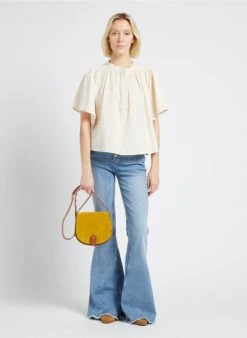 LE MAMOUR - Sac Bandoulière En Cuir Bi-matière | Multicolore 9 LE MAMOUR - Sac Bandoulière En Cuir Bi-matière | Multicolore -Vêtements-Soeur 4170359