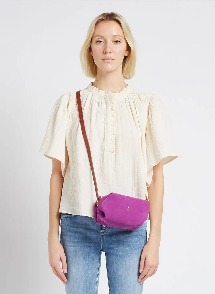 LE MINI SOHNA - Sac Bandoulière En Cuir | Violet 4 LE MINI SOHNA - Sac Bandoulière En Cuir | Violet – Image 2