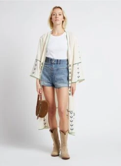 LA NEW LILI - Sac Banane En Cuir Velours | Marron -Vêtements-Soeur 4170465