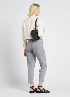 LA LILI ROCK - Sac Banane En Cuir | Noir -Vêtements-Soeur 4170623