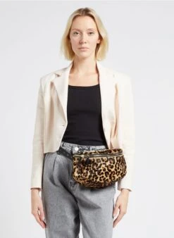 LA GRANDE LILI - Sac Banane Imprimé Léopard | Noir -Vêtements-Soeur 4170653