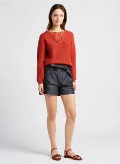 Soeur UOMO - Short Large En Coton Denim | Jean Brut -Vêtements-Soeur 4184728