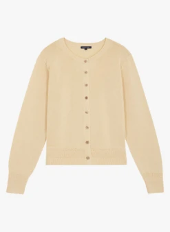 Soeur TITA - Cardigan Col Rond En Coton | Beige 13 Soeur TITA - Cardigan Col Rond En Coton | Beige -Vêtements-Soeur 4188863
