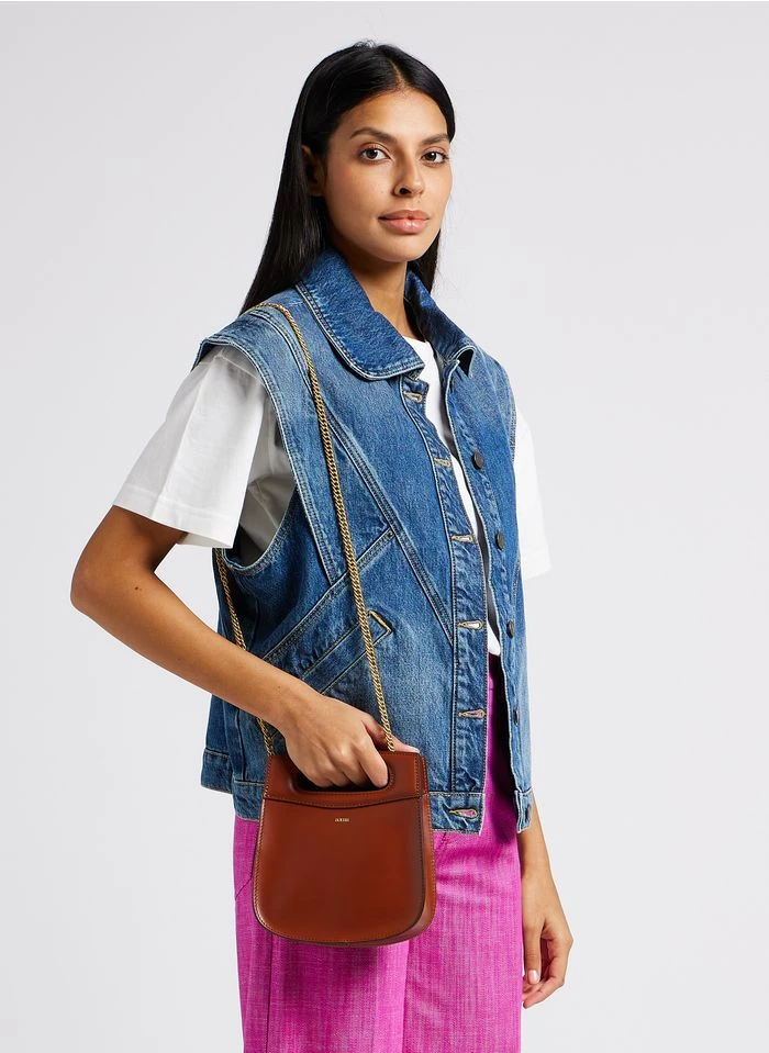 Soeur CHERI - Sac Bandoulière En Cuir | Marron 5 Soeur CHERI - Sac Bandoulière En Cuir | Marron – Image 3