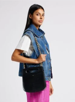 Soeur CHERI - Sac Bandoulière En Cuir De Vachette | Noir 9 Soeur CHERI - Sac Bandoulière En Cuir De Vachette | Noir -Vêtements-Soeur 4220853