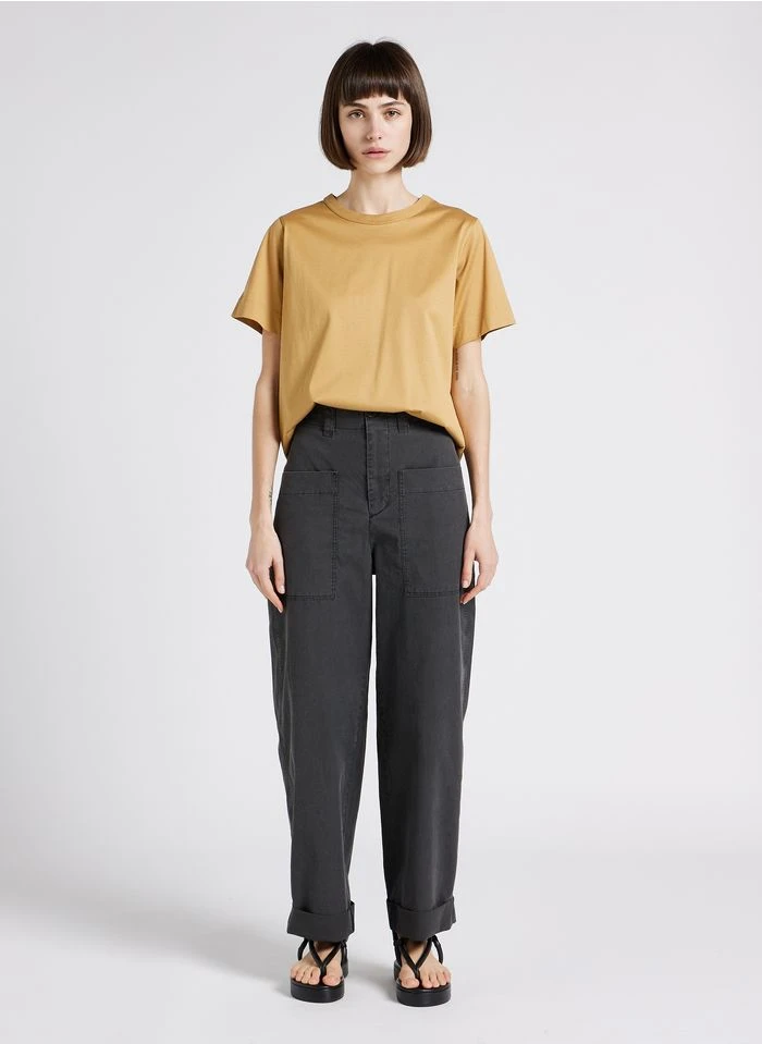 Soeur BASIC - Tee Shirt à Col Rond En Coton | Beige 6 Soeur BASIC - Tee Shirt à Col Rond En Coton | Beige – Image 4