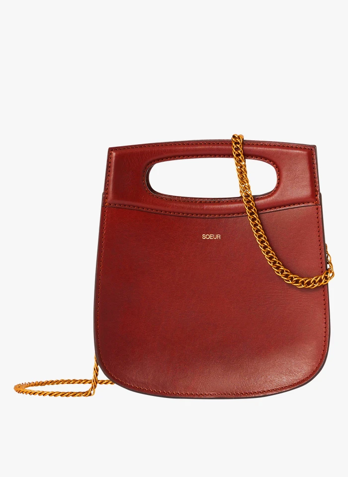 Soeur CHERI - Sac Bandoulière En Cuir | Marron 8 Soeur CHERI - Sac Bandoulière En Cuir | Marron – Image 6